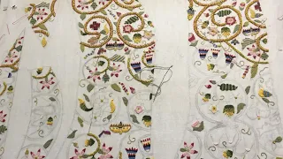 Historical Hand Embroidery Time-Lapse