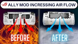 How a simple Mod to ROG ALLY's back cover changed temps forever!