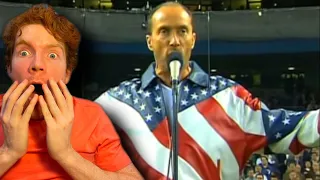 Lee Greenwood "God Bless the USA" (Live 2001 World Series)  REACTION