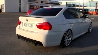 BMW 335i powerslide´s, burnout, revs & lovely sound HD