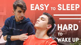 GREAT Massage Therapy By Young Barber (asmr head massage)