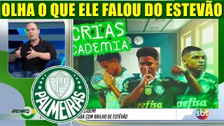 OLHA O QUE O MANO FALOU DO ESTEVÃO GAROTO QUE VEM BRILHANDO NO PALMEIRAS