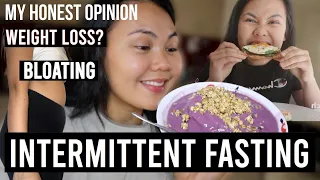 I tried intermittent fasting for 1 WEEK and this is what happened (before and after fasting results)