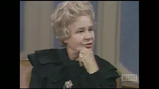 Shirley Booth--1971 TV Interview, "Hazel," "Harvey"