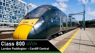 [4K] Great Western Railway | Class 800 - London Paddington to Cardiff Central (Fast)