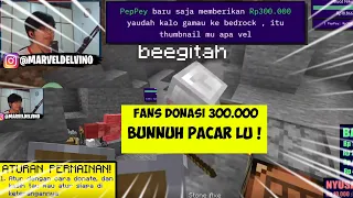 PASANGAN INI LIVE HARDCORE MINECRAFT BUND , KU BUAT MEREKA BERANTEM !! DAN x10 BEDROCK. @ElestialHD