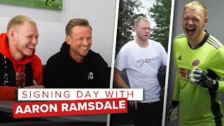 Signing Day with Aaron Ramsdale | Behind the Scenes of Sheffield United transfer.