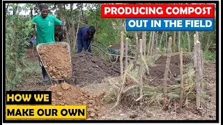Farming in Zambia: How we make compost out in the field