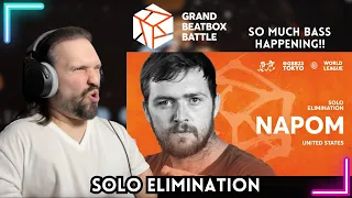 First Time Reacting To NaPoM 🇺🇸 | GRAND BEATBOX BATTLE 2023: WORLD LEAGUE | Solo Elimination