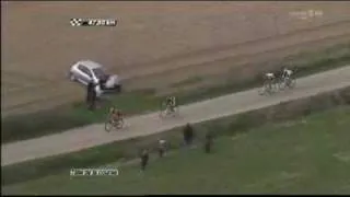 Fabian Cancellara attack on Paris Roubaix 2010