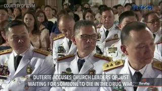 Duterte to Church: Help, don't criticize drug war