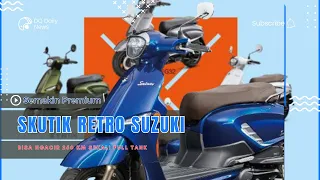 Semakin Premium Pakai Warna Baru, Skutik Retro Suzuki Ini Bisa Ngacir 260 Km Sekali Full Tank