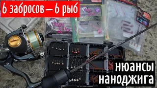 6 забросов — 6 рыб! Приманки для наноджига: нюансы и секреты использования