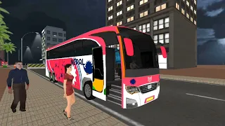 Bus simulator bus games driver //🤗😱 coach Bus transport games //driving ke gaming