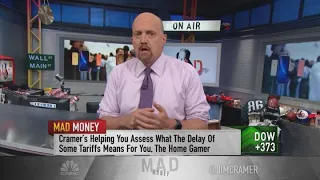 Cramer breaks down the biggest winning stocks from Trump's tariff delay