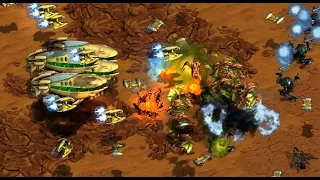 FLASH 2v2! Flash/MIsO TZ v Action/Snow PZ on Iron Curtain - StarCraft - Brood War