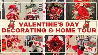 VALENTINES DAY HOME TOUR 2024 | VALENTINES DAY DECORATE WITH ME | VDAY TREE |ALICIA B LIFESTYLE