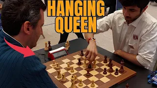 You just can't keep your queen hanging | Mikhail Kobalia vs Vidit Gujrathi | World Blitz 2023