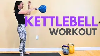 Full Body Single Kettlebell Workout (medium weight kettlebell)