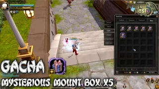 Gacha Mysterious Mount Box x5|can mount anything? - Dragon Nest Sea