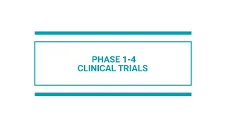 Phase 1-4 clinical trials