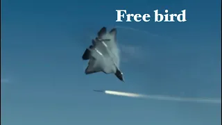 Free bird fits perfectly with topgun maverick f14 dogfight scene