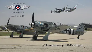 Planes of Fame 2019 '75th Aniversary D-Day flight'