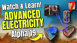 ADVANCED Electricity | Guide to Skills - Crafting - Usage | 7 Days To Die @Vedui42