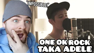 First Time Hearing TAKA | ONE OK ROCK "Adele Hello" Reaction