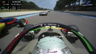 Hadrien David (R-ace GP) - From last to points at Paul Ricard - Camera car
