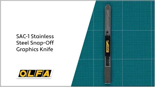 SAC-1 Stainless Steel Snap-Off Graphic Knife