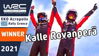 WINNER : Kalle Rovanperä and Jonne Halttunen : EKO Acropolis Rally Greece 2021 : WRC Highlights