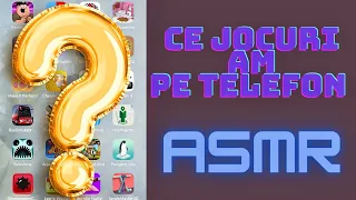 ASMR ROMÂNĂ CE JOCURI AM PE TELEFON/ ASMR RO 👀