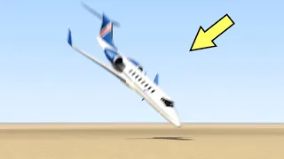 Plane Crash into Desert in GTA 5 (Airplane Crash Test)