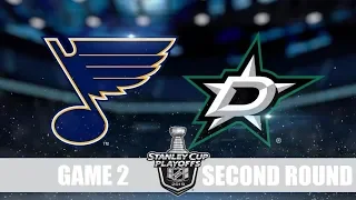 Stars VS Blues Game 2 Даллас Сент Луис Плей-офф, 1/4 финала, Обзор матча