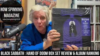 Black Sabbath : Hand of Doom : Box Set : Unboxing Review and every Black Sabbath Ozzy Album Ranked