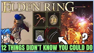 12 Secrets You Didn't Know About in Elden Ring - New Hidden Area & Weapon Attack - Tips & More!