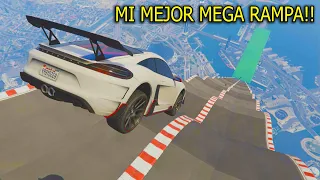 MI MEJOR MEGA RAMPA IMPOSIBLE! MUY ÉPICO!! - GTA V ONLINE