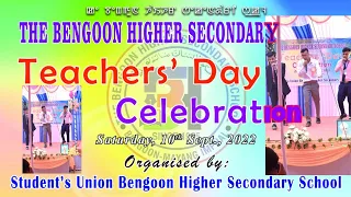 Teacher's day celebration at Bengoon higher secondary school , Mayang Imphal... song oiraroikhanlaba