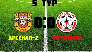«Арсенал-2» (Тула) — «Металлург» — 0:0. Обзор матча