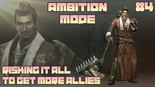 [Dynasty Warriors 8 XL CE] Ambition Mode | Risking It All To Get More Allies | #4