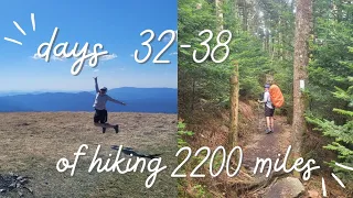 better days, higher spirits, and hitting my groove | days 32-38 of thru hiking the Appalachian Trail