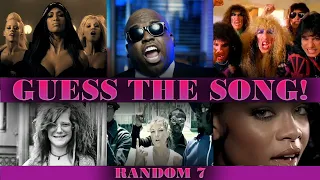 Did I include YOUR favorite song❓ | RANDOM MUSIC QUIZ 7 | GUESS THE SONG