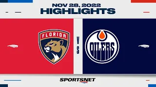 NHL Highlights | Panthers vs. Oilers - November 28, 2022