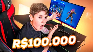 MOSTRANDO QUAL O VALOR DO MEU INVENTÁRIO NO FORTNITE!