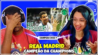 REAL MADRID CAMPEÃO DA CHAMPIONS | Paródia Suíte 14 - Henrique & Diego ft. Mc Guimê - REACT EM CASAL