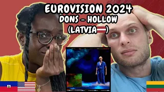 Dons - Hollow Reaction (Latvia 🇱🇻 Eurovision 2024) | FIRST TIME LISTENING TO DONS