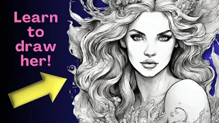 FREE Event! Learn to Draw a Mermaid Portrait!!