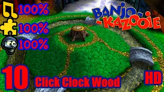 Banjo Kazooie HD 100% Walkthrough Part 10 - Click Clock Wood