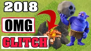 CLASH OF CLANS, 2018 AMAZING ARMY CAMP GLITCH,THIS IS INSANE.